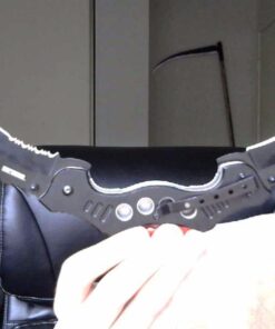 TAC Force TF-669 Series Assisted Opening Tactical Double-Blade Folding Knife, 5-1/4-Inch Closed Black 30 51nYxB5XZYL