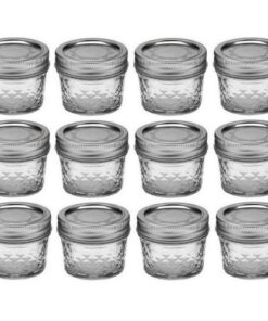 Alternative view of Ball Mason 4oz Quilted Jelly Jars with Lids and Bands, Set of 12 4 Oz Quilted Jelly-12 pk