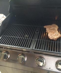 Music City Metals 66652 Matte Cast Iron Cooking Grid Replacement for Select Gas Grill Models by Charbroil, Coleman and Others, Set of 2 5 51ncLOKIZTL