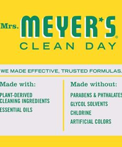 Mrs. Meyer's Clean Day's Multi-Surface Cleaner Concentrate, Dilute With Water for a Fresh, Lasting Clean, Use to Clean Floors, Tile, Counters, Honeysuckle Scent, 32 oz 32 Fl Oz (Pack of 1) 12 51nd MA4H5L