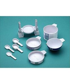 Alternative view of ThinkGeek Star Wars R2-D2 Measuring Cup Set - Body Built from 4 Measuring Cups and Detachable Arms Turn Into Nesting Measuring Spoons - Unique Kitchen Gadget