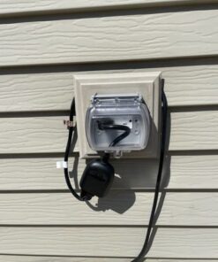 Kasa Outdoor Smart Plug, Smart Home Wi-Fi Outlet with 2 Sockets, IP64 Weather Resistance, Compatible with Alexa, Google Home & IFTTT, No Hub Required, ETL Certified(EP40), Black 2-Socket 33 51ngDF7qWQL