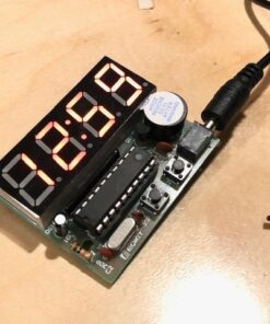 MiOYOOW 4-Digit Digital Clock Kits with PCB, DIY Alarm Clock Soldering Project Kit for Learning Electronics Soldering Practice with English Instructions 1 Pack-4 Digit Clock Kit(0.56 Inch) 95 51nl84yRSL