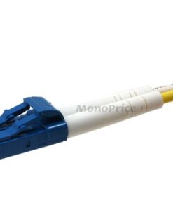 Monoprice Single-Mode Fiber Optic Cable - LC to LC, UL, 9/125 Type, Duplex, Corning, 2mm Cable Diameter, 1 Meter, Yellow 5 51nlCMjeHL