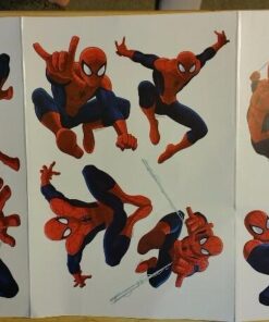 Spiderman Sticker Pack for Kids Room Wall Decor | Peel and Stick Wall Decal for Ultimate Spider-man Party Decoration by Dekosh 22 51nmToeJCcL