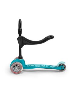 Micro Kickboard - Mini 3in1 Deluxe 3-Stage Ride-on Micro Scooter Toddler Toys for Ages 12 Months to 5 Years Aqua 17 51nnC0E xML