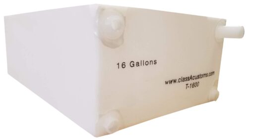 Class A Customs | T-1600-SP | One (1) Spouted 16 Gallon RV Fresh and Gray Water Holding Tank RV Concession