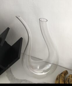 HiCoup Red Wine Decanter with Aerator - 750mL Crystal Glass Wine Carafe and Purifier for Home Bar 39 51nqQAF3GL