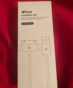 JETech USB Sync and Charging Cable Compatible iPhone 4/4s, iPhone 3G/3GS, iPad 1/2/3, iPod, 3.3 Feet (White) White 25 51ntTypjSUL