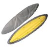 2.6m-6m Kayak Canoe Storage Dust Cover- Waterproof UV Sunblock Shield Protector for 7 Sizes Range Fishing Boat /Kayak / Canoe (Suitable for 9.3-10.5ft Kayak, Silver)