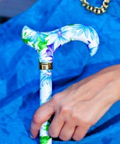 Royal RC Canes Walking Sticks for Men and Women - Stylish Designer Fashionable Adjustable Derby Canes - Lightweight Aluminum Cool Walking Stick - Portable 5-Level Height Folding Walking Canes Heavenly Gardens Attractive 13 51nyvLR djL