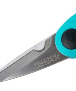 SINGER 00558 5-1/2-Inch ProSeries Heavy Duty Scissors with Power Notch , Teal 12 51o UYCBjsS