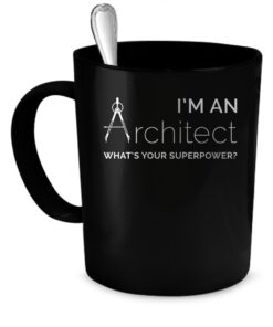 Architect Coffee Mug. Architect gift 11 oz. black