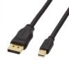 Amazon Basics Mini DisplayPort to DisplayPort Display Cable, 4Kx2K, Gold-Plated Plugs, 6 Foot, Black 6 Feet 1-Pack 51 51o2zryEQHL