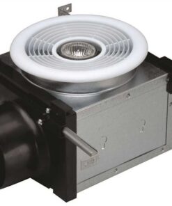 Fantech PBH4 7" Ceiling Grille and Housing with Dimmable 50W Halogen Light, Uses 4" Duct