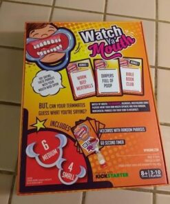 Watch Ya' Mouth - Family Edition | 143 Authentic, Hilarious, Durable Family-Friendly Phrase Cards Party Game - Game Night for Kids, Teens, and Adults Base Game 28 51o6bkilIAL