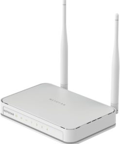 Alternative view of NETGEAR N300 Wi-Fi Router with High Power 5dBi External Antennas (WNR2020v2)