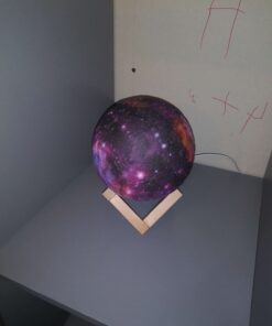 BRIGHTWORLD Moon Lamp Galaxy Lamp 5.9 inch 16 Colors LED 3D Moon Light, Remote & Touch Control Moon Night Light Gifts for Girls Boys Kids Women Birthday Wooden Base 45 51o7ffDs1DL