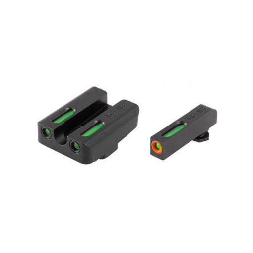 TRUGLO TFX PRO Handgun Sight | Compact Snag-Free Durable Shock-Resistant Glowing Tritium & Fiber-Optic Xtreme Night Sight for Handguns Glock High Set