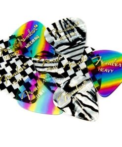 Fender Graphic Guitar Picks 351 Shape, Checker, Medium, 12-Pack 12 51oGpcJCoZL