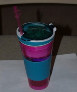IDEA VILLAGE PRODUCTS SNAKZ Snackeez Snack & Drink Cup, Multicolor 15 51oJ2BtcBML