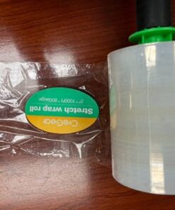CREGEAR Stretch Wrap Film 6 Pack, Mini Clear Shrink Wrap (5"x1000Ft x80 Gauge) with 2 Reusable Handles, Industrial Stretch Plastic Wrap for Moving Wrapping Plastic Roll & Pallet Wrap,Total 6000 Ft 26 51oOM0skQcL