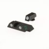 Meprolight Tru-Dot tritium night Sights set Compatible with Glock 19 17 20-25 26 27 28-35 37 39 43 43x 42 48 tritium self luminous fixed sights, Green, Orange or Yellow tritium available on rear sight Green/Yellow 26,27 5 51oSnK315nL 1