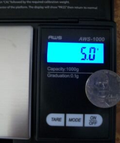 AMERICAN WEIGH SCALES Series Digital Pocket Weight Scale 1kg x 0.1g, (Black), AWS-1KG-BLK 1000G x 0.1G 33 51oSpy3cMVL