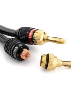 Deadbolt Banana Plugs 6-Pairs by Sewell, Gold Plated Speaker Plugs, Quick Connect, SW-29863-6 6 Pairs Deadbolt Banana Plugs 29 51oUgwNp DL 1