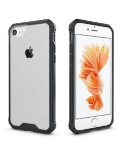 Alternative view of iPhone 7 Case, Hybrid Shock Modern Slim Grip Cell Phone Case for Apple iPhone 7 (2016) (Black) Black