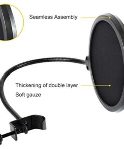 Earamble Studio Microphone Pop Filter Round Shape Mic Wind Mask Shield Screen 32 51oVYg7 VyL