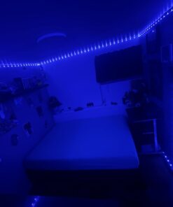 KSIPZE 100ft Led Strip Lights RGB Music Sync Color Changing,Bluetooth Led Lights with Smart App Control Remote,Led Lights for Bedroom Room Lighting Flexible Home Décor 31 51oYz8gcF5L