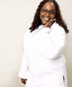 NY Threads Professional Lab Coat for Men, Full Sleeve Poly Cotton Long Medical Coat White Large 26 51of6dofj3L