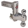 TRIMAX TRZ6ALRP 6" Aluminum Adjustable Hitch with Dual Hitch Ball and Receiver Adjustment Pin 35 51ok2tKThsL