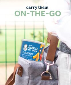 Gerber Snacks for Baby Lil Crunchies, Mild Cheddar, 1.48 Ounce (Pack of 6) 11 51p3k6XAiwL