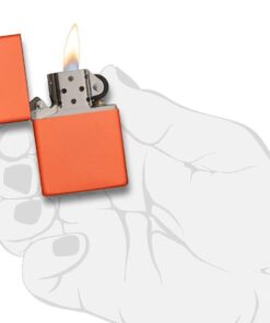 Zippo Matte Pocket Lighters No Logo Orange 10 51pCGfGU7DL