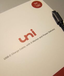 uni 100W USB C to USB C Cable 10ft, USBC to USBC Cable PD Fast Charging Cable, USB C Charger Cable (5A 20V) Compatible with iPhone15/Pro/Plus/ProMax, MacBook Air/Pro, iPad Pro, Samsung Galaxy S23 Grey 1 33 51pCjqUIJeL