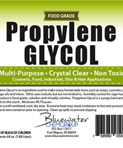 Propylene Glycol - Half Gallon - USP Certified Food Grade - Highest Purity, Humectant, Fog Machine, Humidor & Antifreeze Solution, DIY 9 51pEkoHRurL
