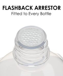 ROUNDFIRE Premium Ethanol Fireplace Fuel - 1 Liter - Fuel for Fire, Bioethanol Fuel Tabletop Fire Pit, Bio Ethanol Fuel for Table Top Fire Pit, Denatured Alcohol Fuel for Gel & Ethanol Fire pits. 1 pack 12 51pJuU2gM3L