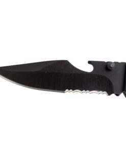 Snake Eye Tactical Tactical 6-in-1 Multi-tool Knife with Flint Fire Starter, LED Light, Bottle Opener, Belt Cutter and Windows Breaker BK-4 17 51pK7P4dICL