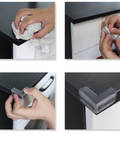 Gudui 12 Pack Corner Guards Corner Protectors for Baby Furniture Corner & Edge Safety Bumpers Clear Baby Proofing Bumper Cushion for Table Furniture Sharp Corners (L-Shaped) L Shaped 26 51pNjXywFVS