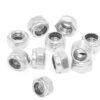 M3 x 0.5mm Stainless Steel Nylock Self-Locking Nylon Insert Hex Lock Nuts 100pcs 11 51pZibhEd8L