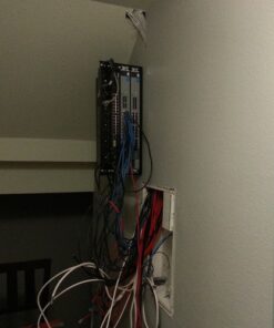 StarTech.com 4U Wall Mount Patch Panel Bracket - 19 inch Steel Vertical Mounting Rack for Network and Data Equipment (RK419WALLV) 28 51pd7pQL