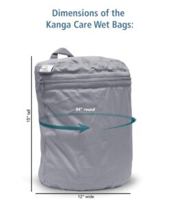 Kanga Care Wet Bag Seam Sealed Waterproof 3D Dimensional for Baby Cloth Diapers, Travel, Beach, Pool, Gym, Swim | Clyde 15 51phdJHzqL