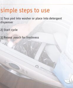 Grab Green Automatic Dishwashing Detergent Pods, 60 Count, Fragrance Free, Plant and Mineral Based, Superior Cleaning, Powerful Grease Removal, Brilliant Shine 60 Count (Pack of 1) 23 51pjOR14ML 1