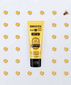 Bee Bald SMOOTH PLUS Daily Moisturizer With SPF 30 Broad Spectrum Sunscreen - Head and Face Moisturizer Lotion for Men and Women Too - Hydrate and Protect Skin from Harmful UVA/UVB Rays - 1.7 fl Oz 18 51pluDWM5L