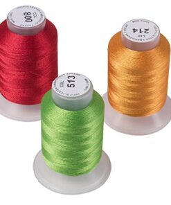 40 Spools Polyester Embroidery Machine Thread 31 51ppLaA6Q3L