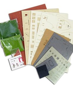 Totoro 1/150 Studio Ghibli Series Kiki's Delivery Service Kiki and Gigi's House (Okino House) MK07-22 Paper Craft 37 51ppMAIENL