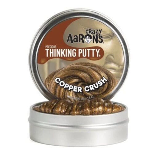 Crazy Aaron's Thinking Putty, 1.6 Ounce, Precious Metals Copper Crush