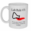 Lab Rule 3 - Funny Science Mug - If You Don't Know What You're Doing, At Least Do It Neatly Mug 33 51pqkBhytBL